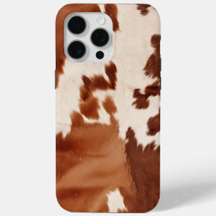 Brauner Creme Cowhide Western Case-Mate iPhone Hülle