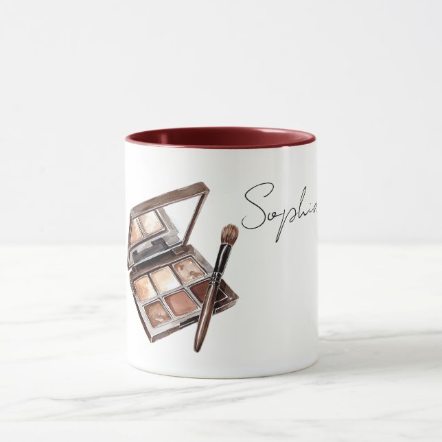 Brauner Creme Make-up Lidschatten Tasse (Zentrum)