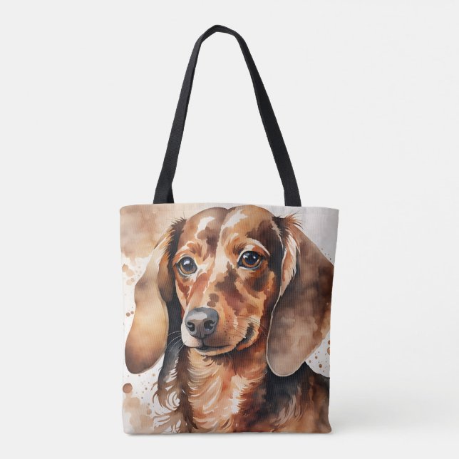 Brauner Dachshund  (Rückseite)