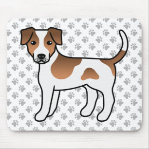 Brauner Dänisch-Schwedischer Farmhund Süßer Cartoo Mousepad