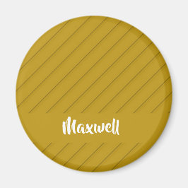 Brauner diagonaler Kunststoff-texturierter individ Magnet