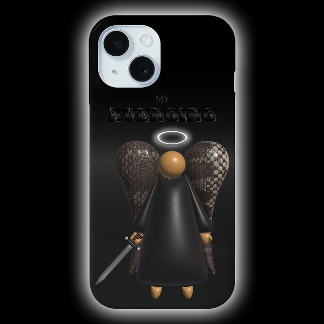 Brauner Engel, Avenidengel Case-Mate iPhone Hülle (Brown Avenging Angel)
