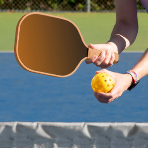 Brauner Gradienten-Gürtelpaddel Pickleball Schläger