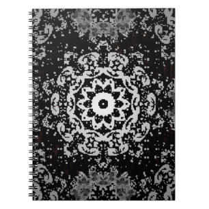 Brauner Hintergrund. Doodle-Hintergrund in Vintage Notizblock