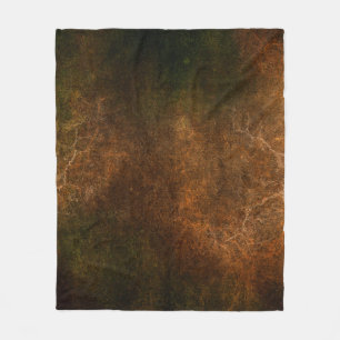 Brauner Hintergrund Grunge Vintage Fleecedecke