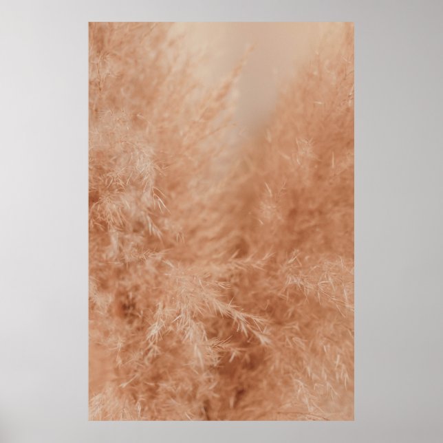 Brauner Hintergrund Poster (Vorne)