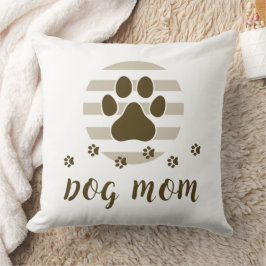 Brauner Hund Mama Liebe 20x20 Kopfkissen Kissen