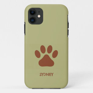 Brauner individuelle Name Case-Mate iPhone Hülle