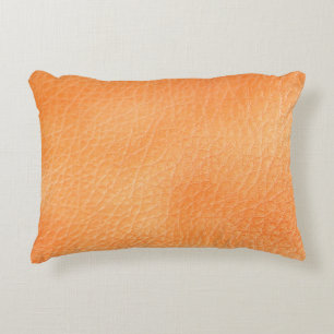 Brauner Lederhintergrund. abstrakt, Accessoires, Dekokissen