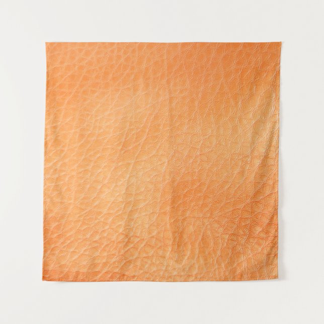  Brauner Lederhintergrund. abstrakt, Accessoires,  Wandteppich (Vorderseite)