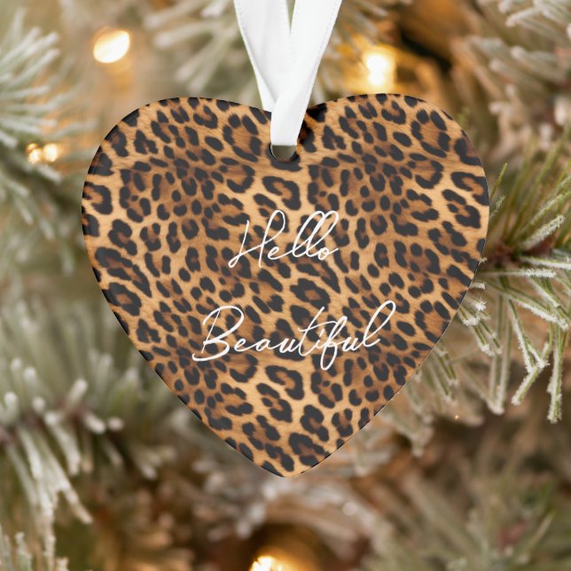 Brauner Leopard Ornament (Baum)
