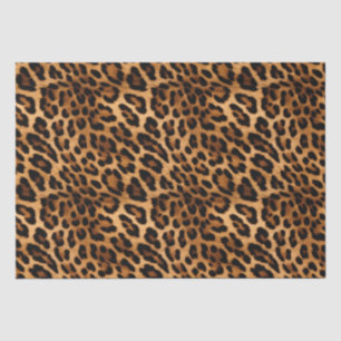 Brauner Leopard Seidenpapier