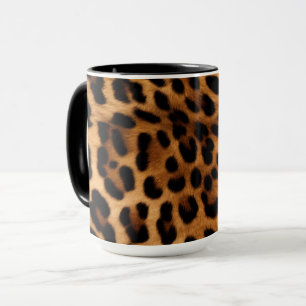 Brauner Leopard Tasse