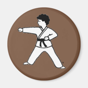 Brauner Magnet des Kampfkunst-Kind 8