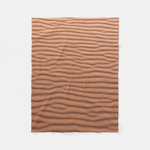Brauner Sand Fleecedecke