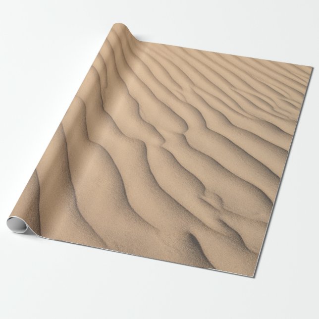 Brauner Sand Geschenkpapier (Ungerollt)