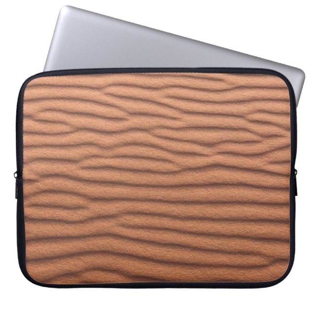 Brauner Sand Laptopschutzhülle (Vorderseite)