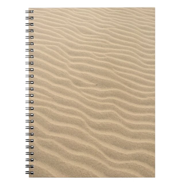 Brauner Sand Notizblock (Vorderseite)
