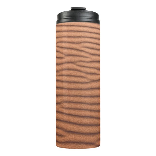 Brauner Sand Thermosbecher (Vorderseite)