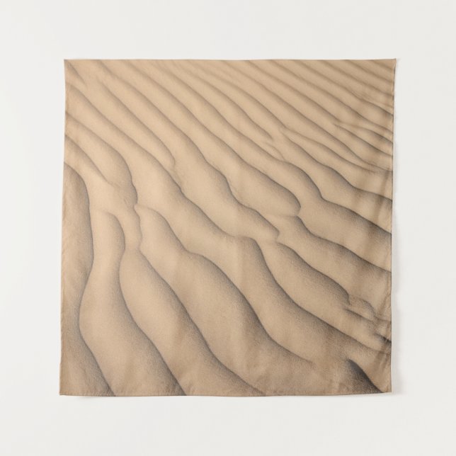 Brauner Sand Wandteppich (Vorderseite)