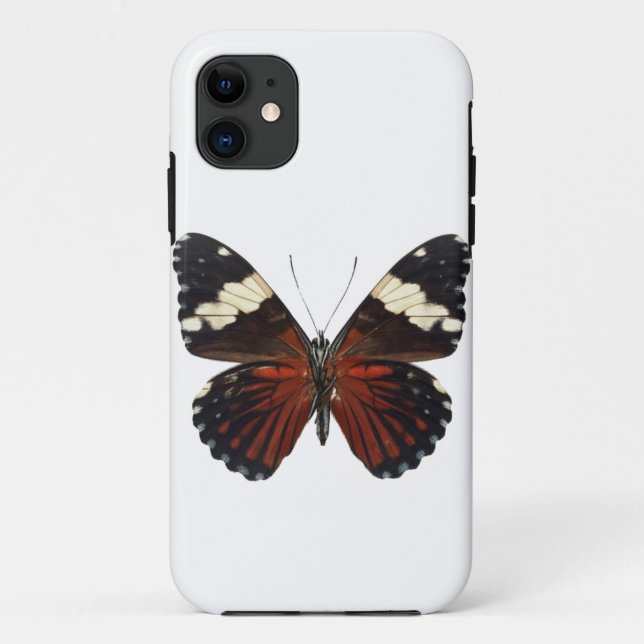 Brauner Schmetterling in beliebiger Farbe Case-Mate iPhone Hülle (Rückseite)