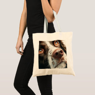 Brauner Springer Spaniel Portrait Tragetasche