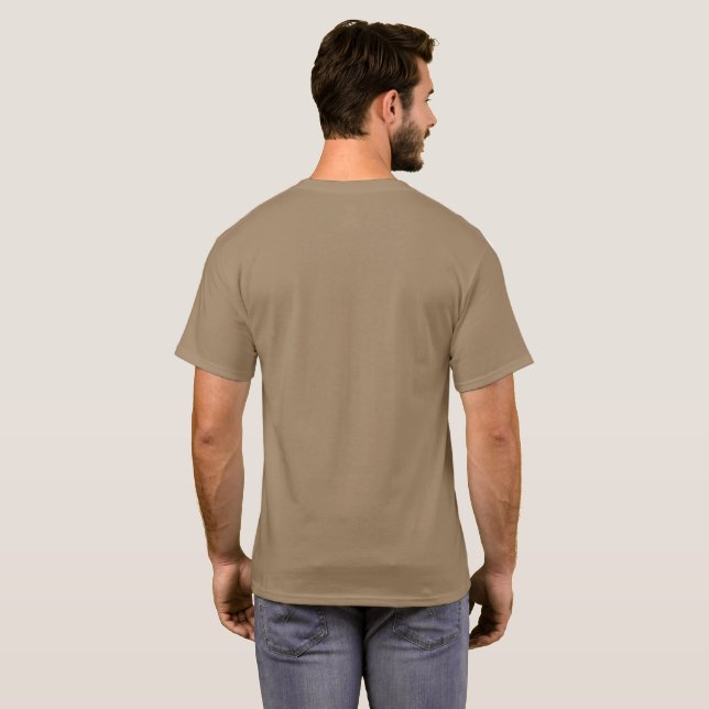 Brauner T - Shirt (Schwarz voll)