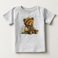 Brauner Teddybär im Vintage-Stil