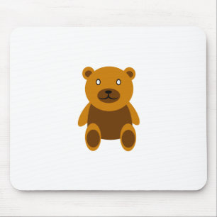 Brauner Teddybär Mousepad