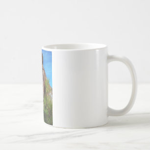 Brauner und cremefarbener Himmel Tasse