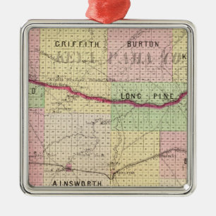 Brauner und Keya Paha Landkreis, Nebraska Ornament Aus Metall