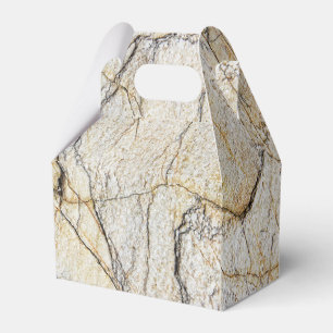 Brauner und schwarz getexturierter Stabstein Geschenkschachtel