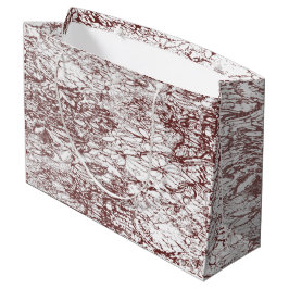 brauner und weißer Hintergrund mit grober Textur Große Geschenktüte