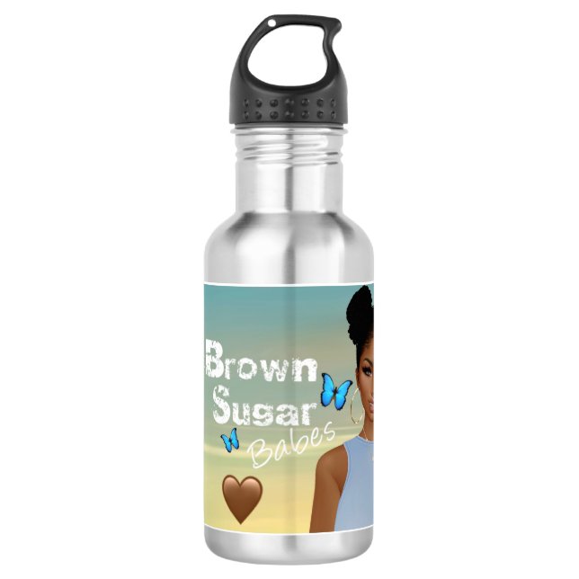 Brauner Zucker Babys Wasserflasche 1 (Vorderseite)