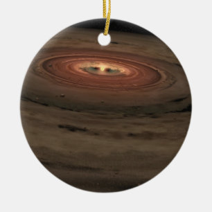 Brauner Zwerg im Weltraum der NASA Keramikornament