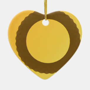 Braunerdkreis abstrakt keramikornament