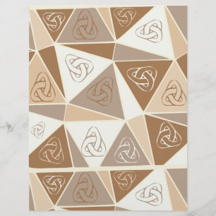 Braunes abstraktes Scrapbook-Papier