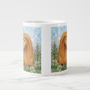 Braunes Arabisches Pferd im Garten Jumbo-Tasse