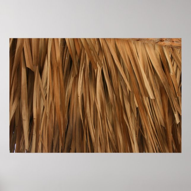 Braunes Dachmuster Poster (Vorne)