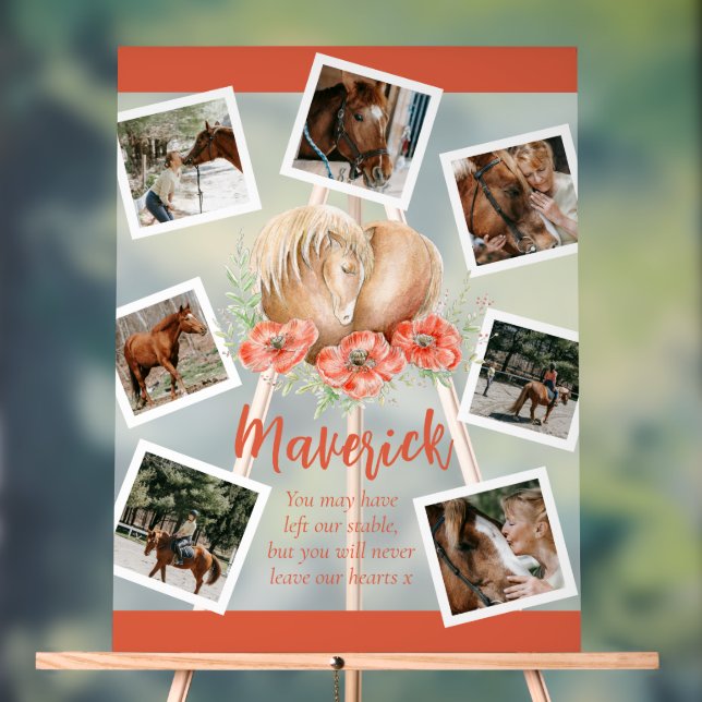 Braunes Foto Acrylschild (Neutral)