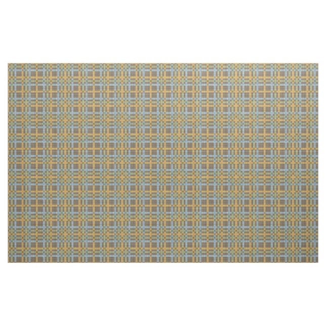 Braunes, gelbes, grünes Teppichmuster Stoff (Fat Quarter (45,7 x 55,9 cm))
