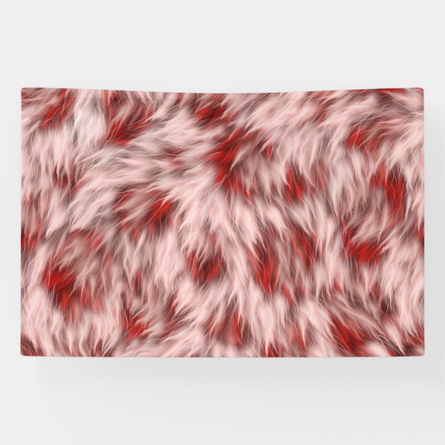 Braunes Gewebe Textur Pelz Design-19797 Banner (Horizontal)