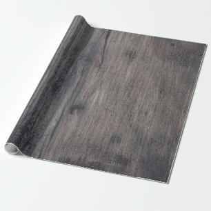 Braunes Holzbrett Geschenkpapier