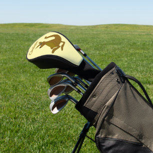 Braunes Känguru-Design Golf Headcover