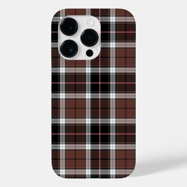 Braunes Karo-iPhone / iPad-Case Case-Mate iPhone Hülle (Rückseite)