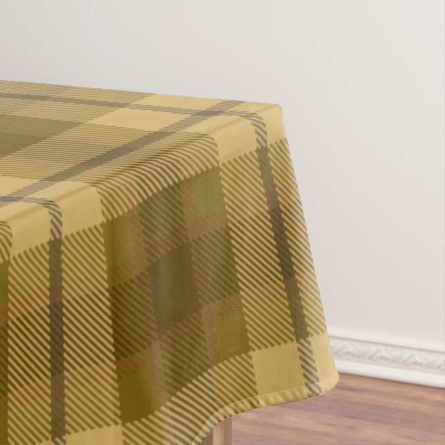 Braunes Karomuster Tischdecke (Beispiel)