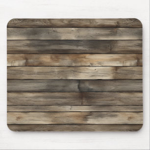 Braunes Kunstholz Mousepad