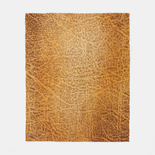 Braunes Leder: Detaillierte Textur Nahaufnahme Fleecedecke