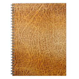 Braunes Leder: Detaillierte Textur Nahaufnahme Notizblock