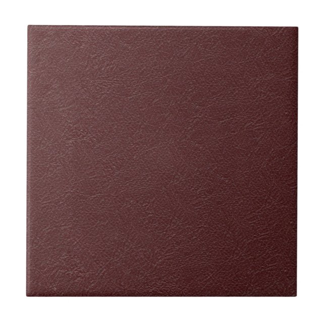 Braunes Leder Fliese (Vorderseite)